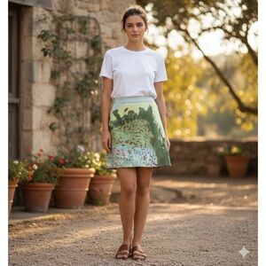 ANTHRPOLOGIE x KEVIN‎ O'Brien Terrain Skirt